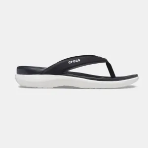 כפכף קפרי קרוקס בצבע שחור לנשים  Capri v Sporty flip w Crocs 206780-001