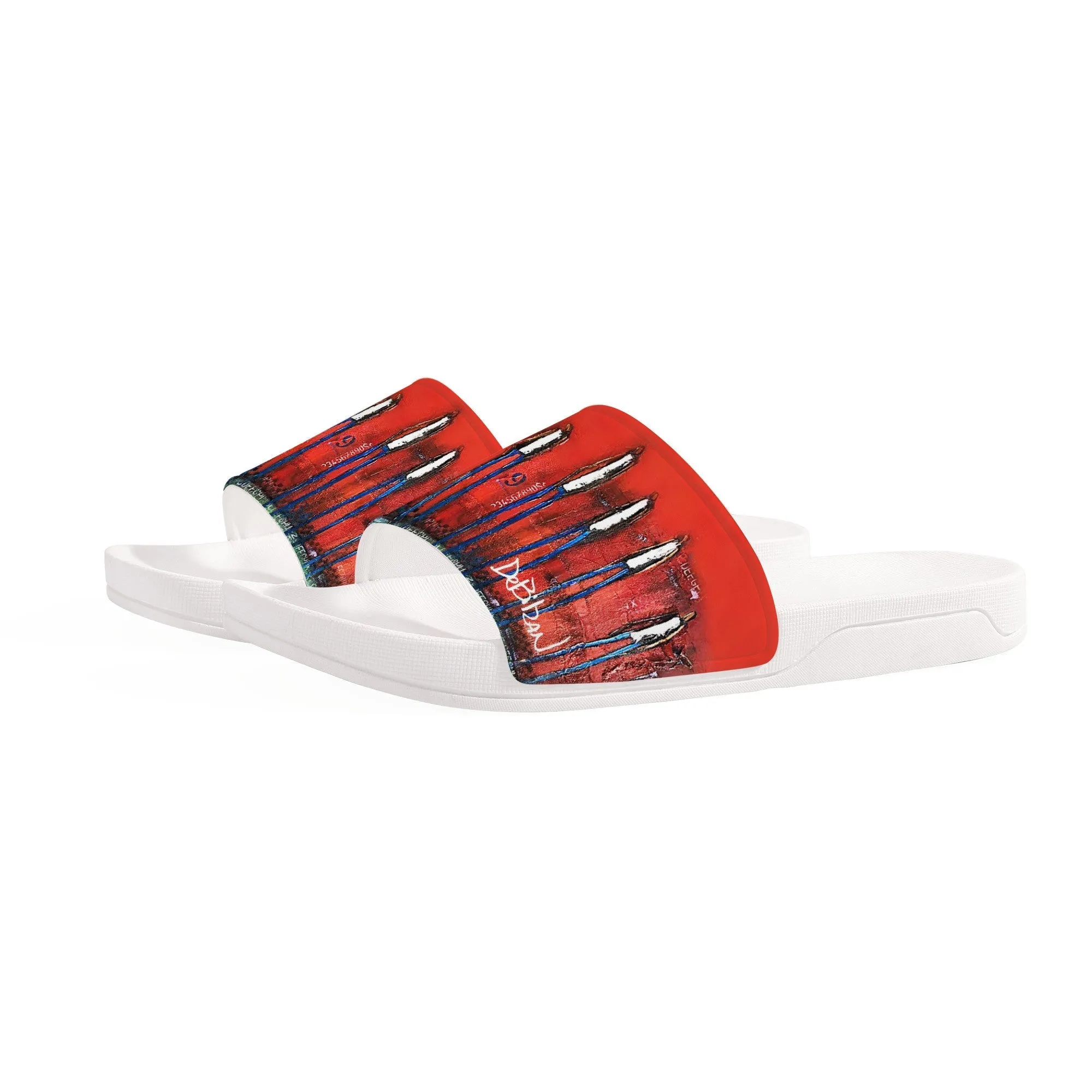 All together now Slide Sandals - White