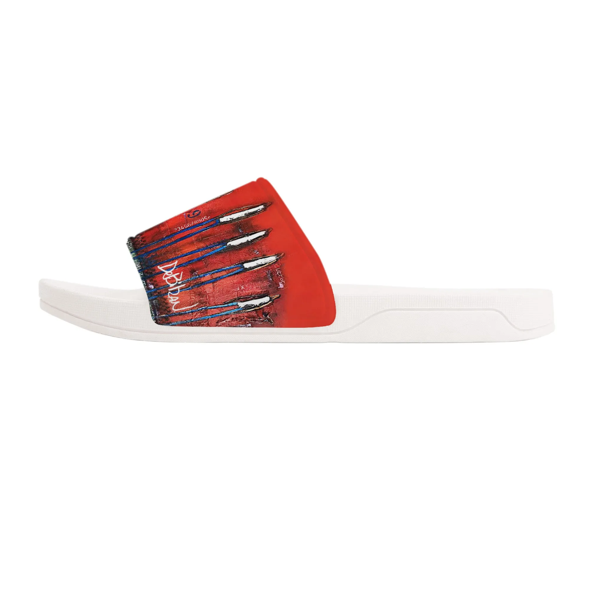 All together now Slide Sandals - White