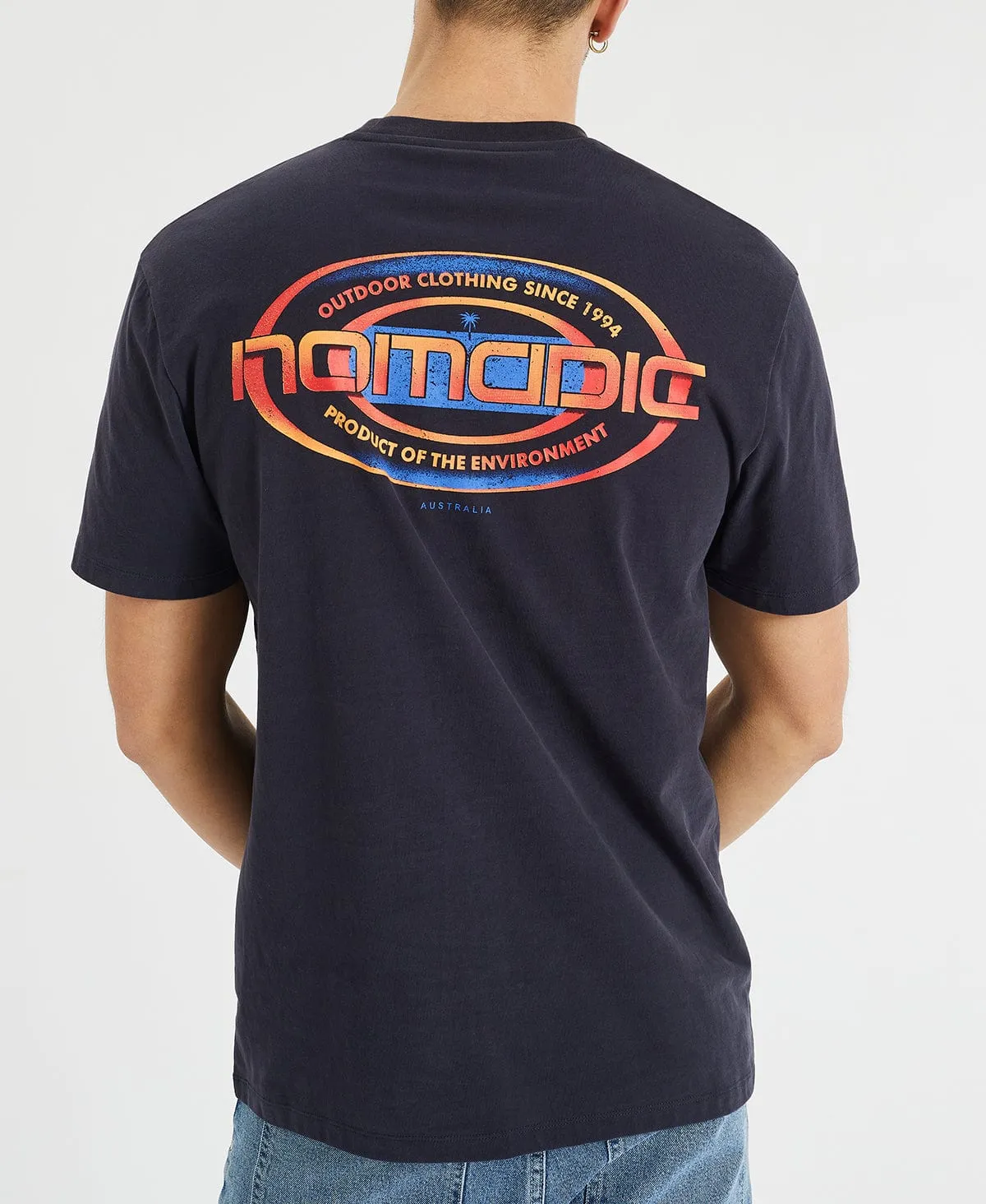 Barrier Relaxed Tee Anthracite Black