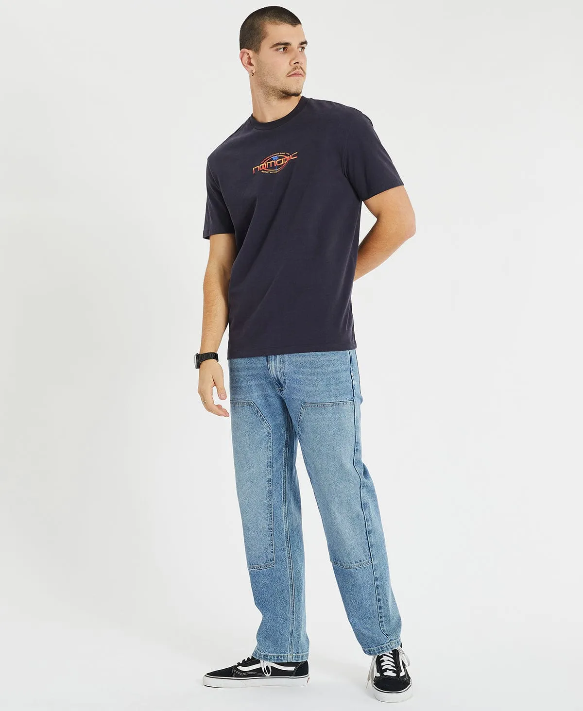 Barrier Relaxed Tee Anthracite Black