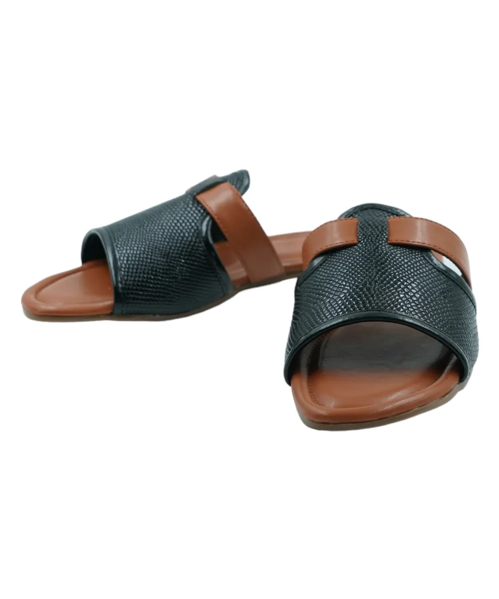 Black Meghan Flats