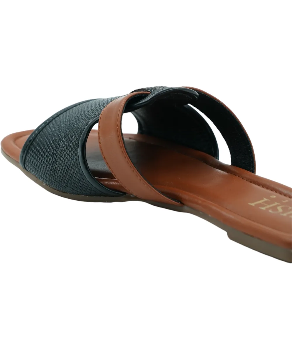 Black Meghan Flats