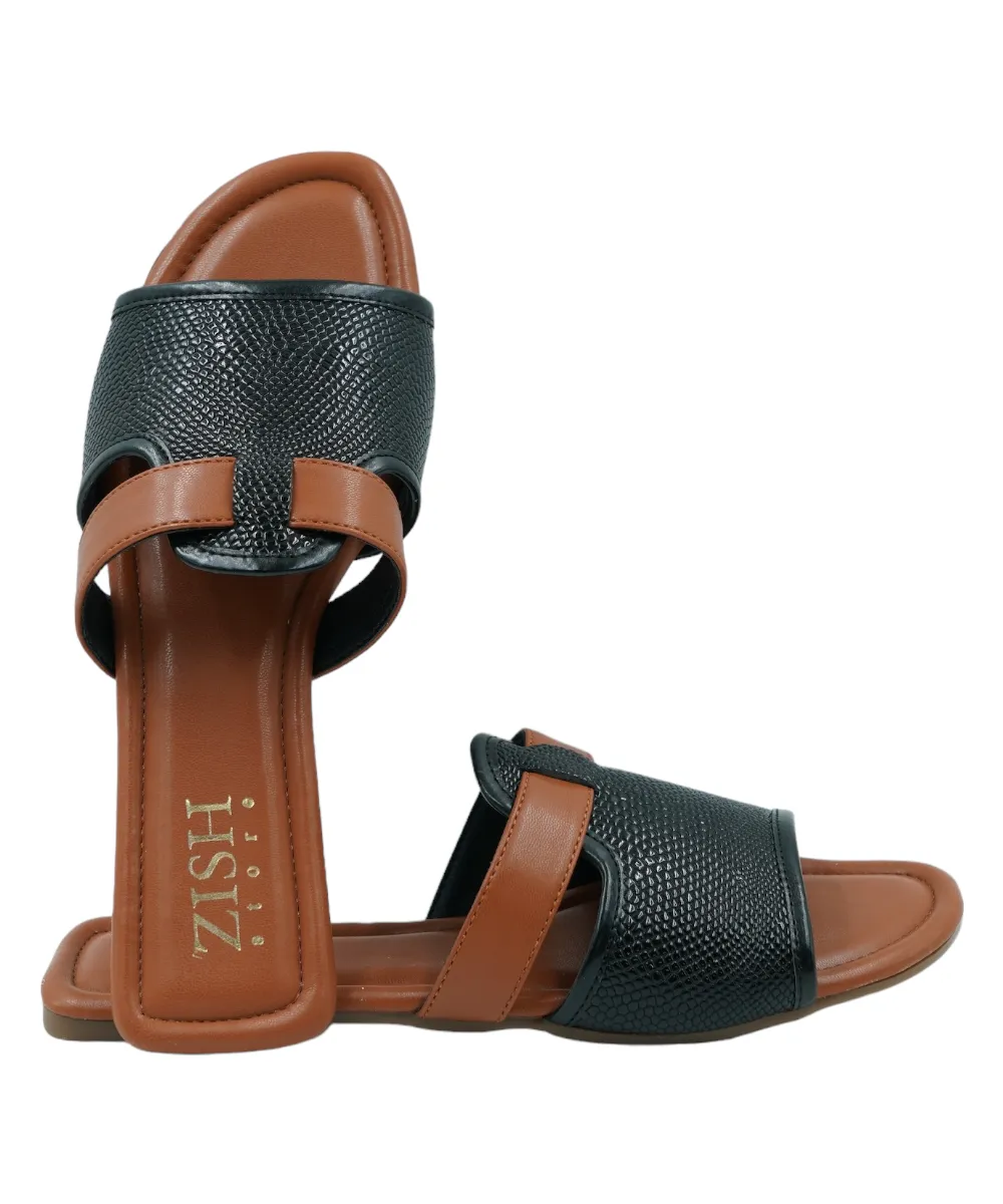 Black Meghan Flats