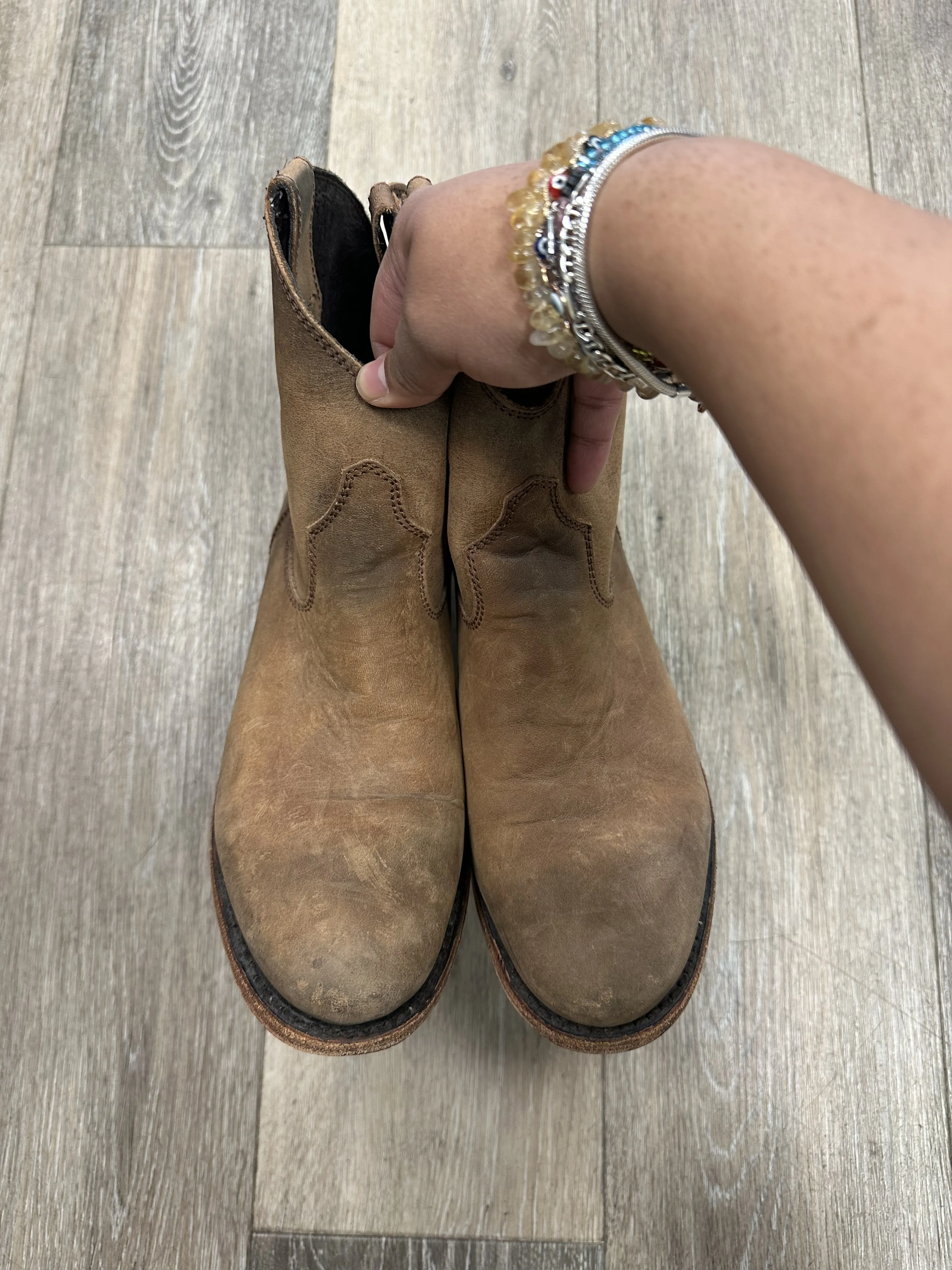 Boots Ankle Flats By Liberty  Size: 8