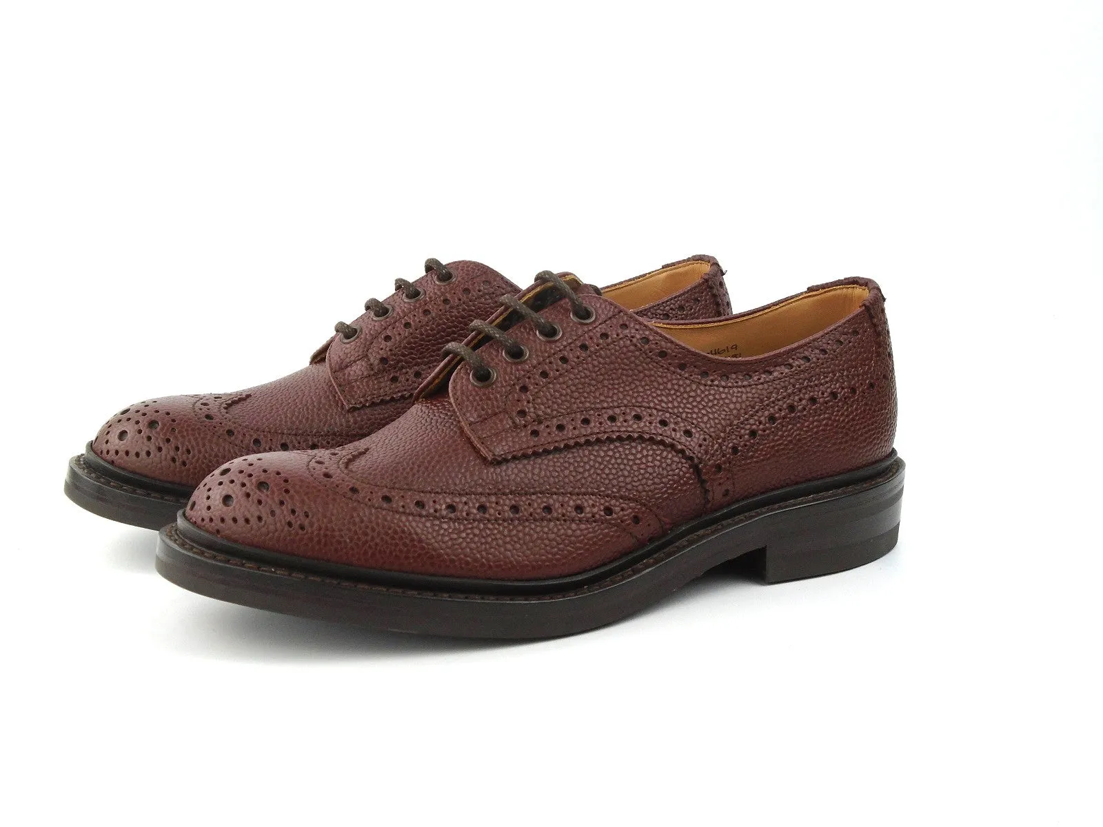 Bourton Country Brogue Shoe - Brown Zug Grain
