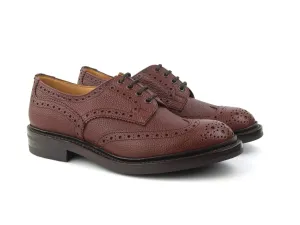 Bourton Country Brogue Shoe - Brown Zug Grain