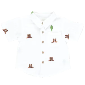 Boys Jack Shirt- Rodeo Embroidery