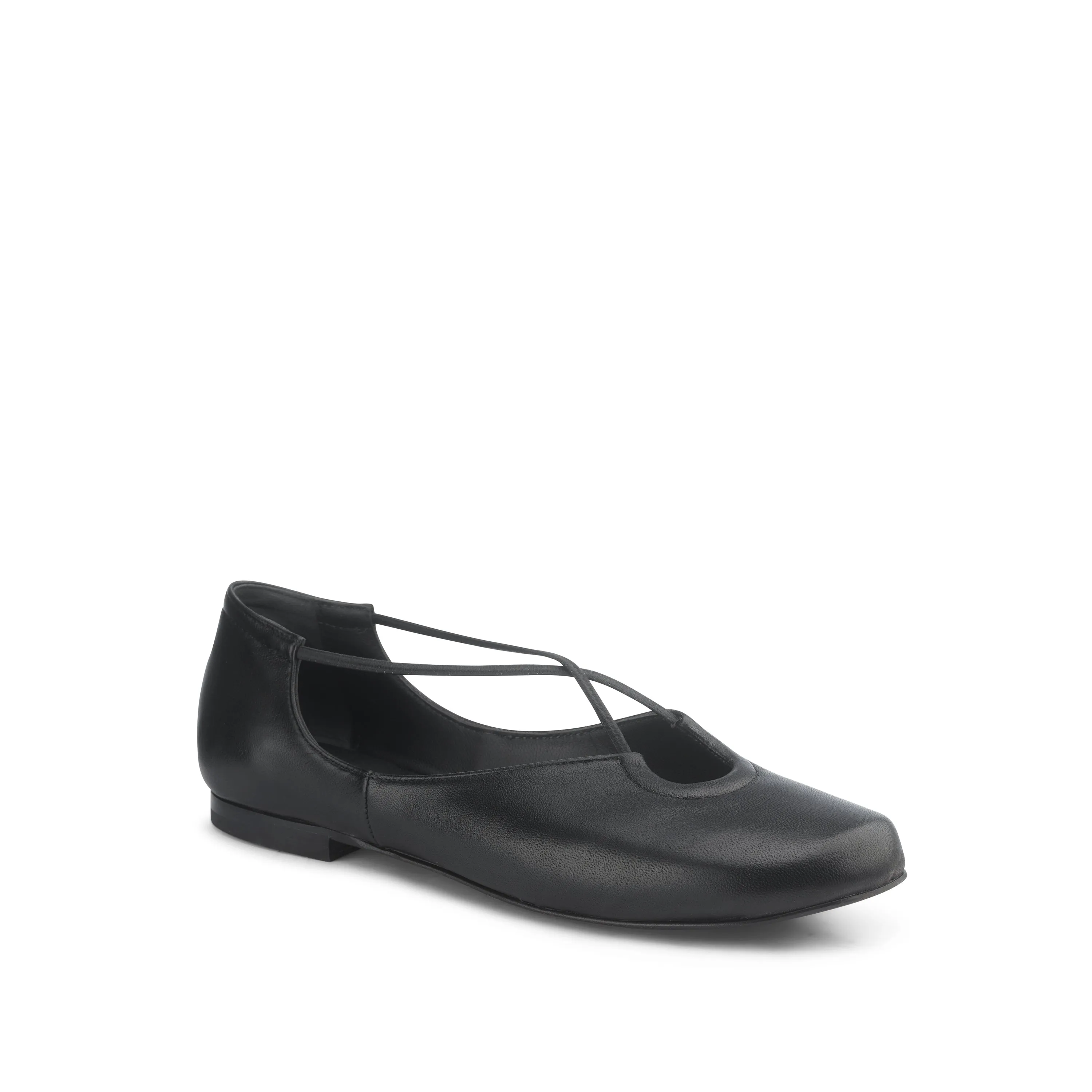 Bria Flexlite Flats Jet Black