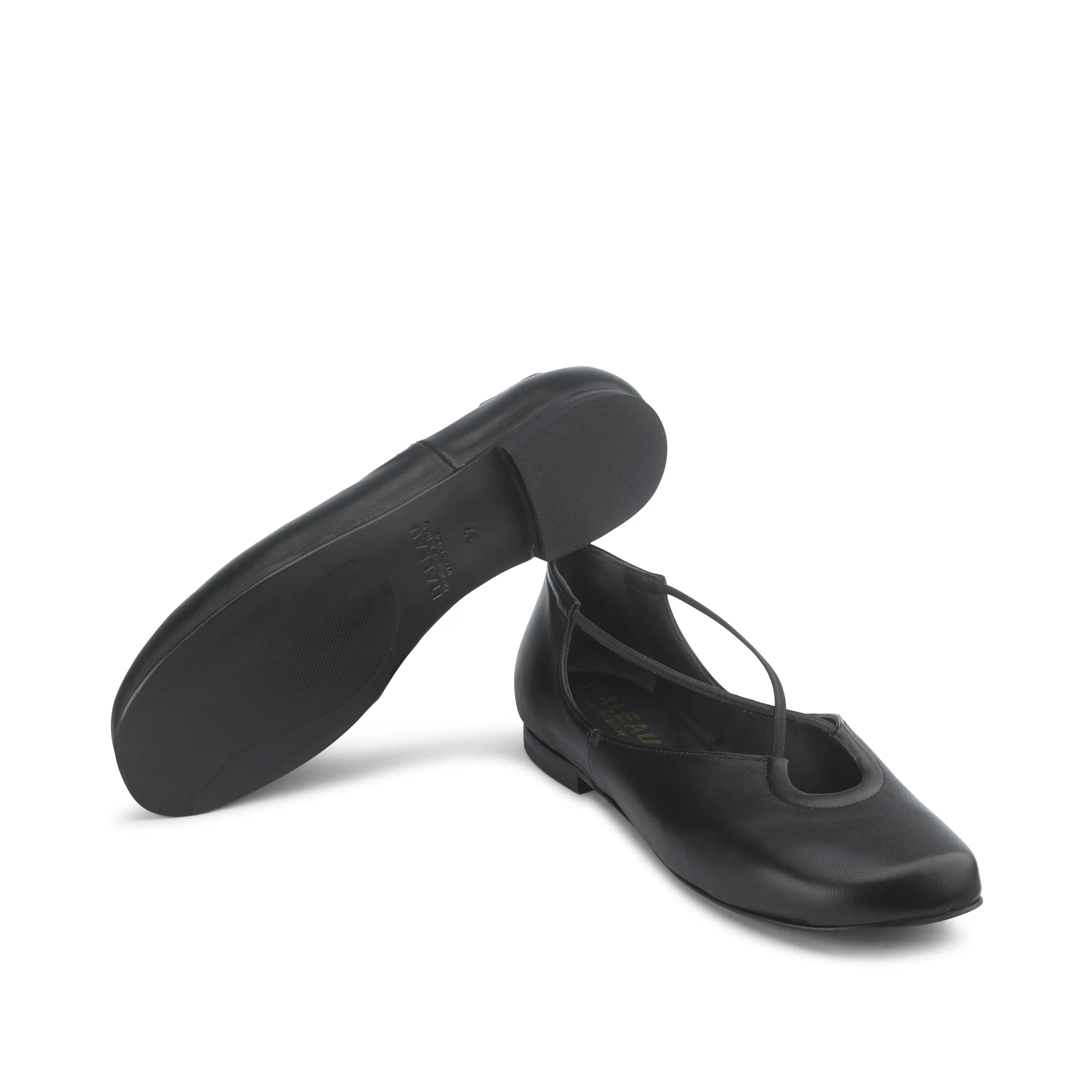 Bria Flexlite Flats Jet Black