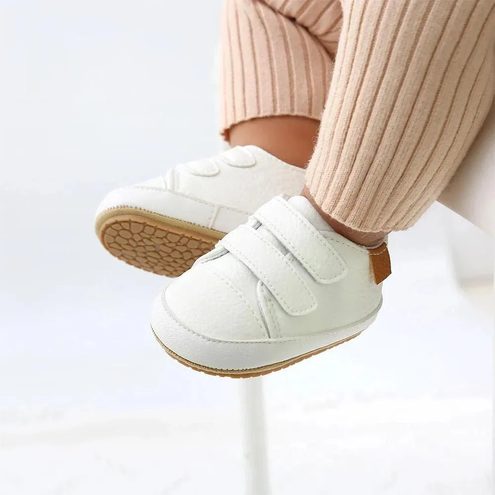 Buckle Strap Solid Baby Shoes