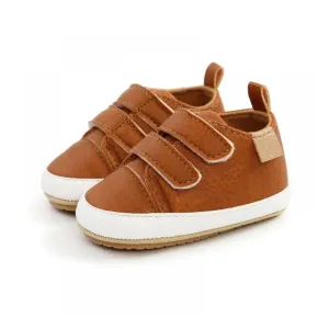 Buckle Strap Solid Baby Shoes