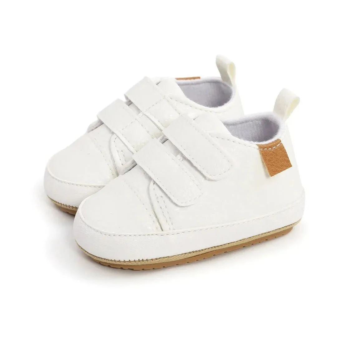 Buckle Strap Solid Baby Shoes
