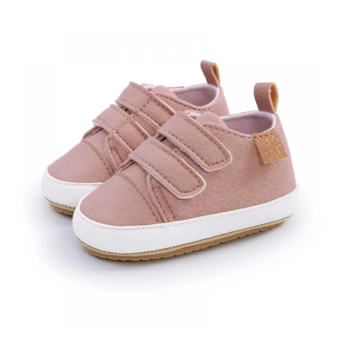 Buckle Strap Solid Baby Shoes
