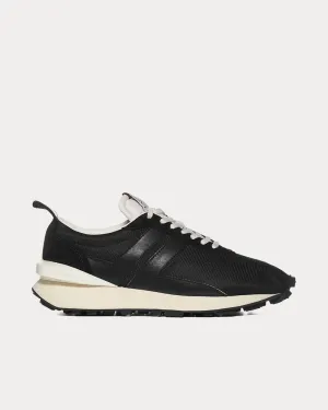 Bumpr Mesh & Leather Black Low Top Sneakers