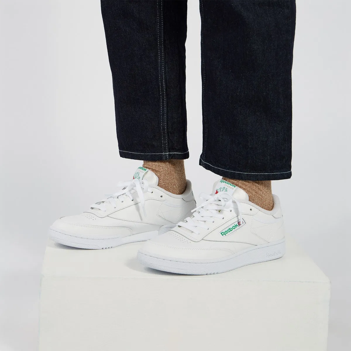 Club C 85 (White   Green)
