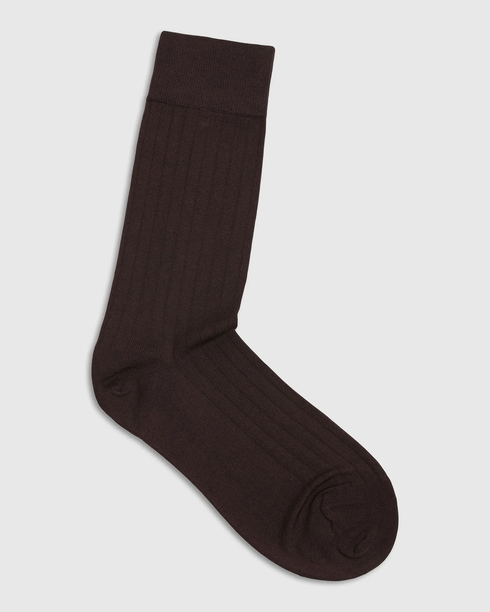 Cotton Brown Stripe Socks - Vanek
