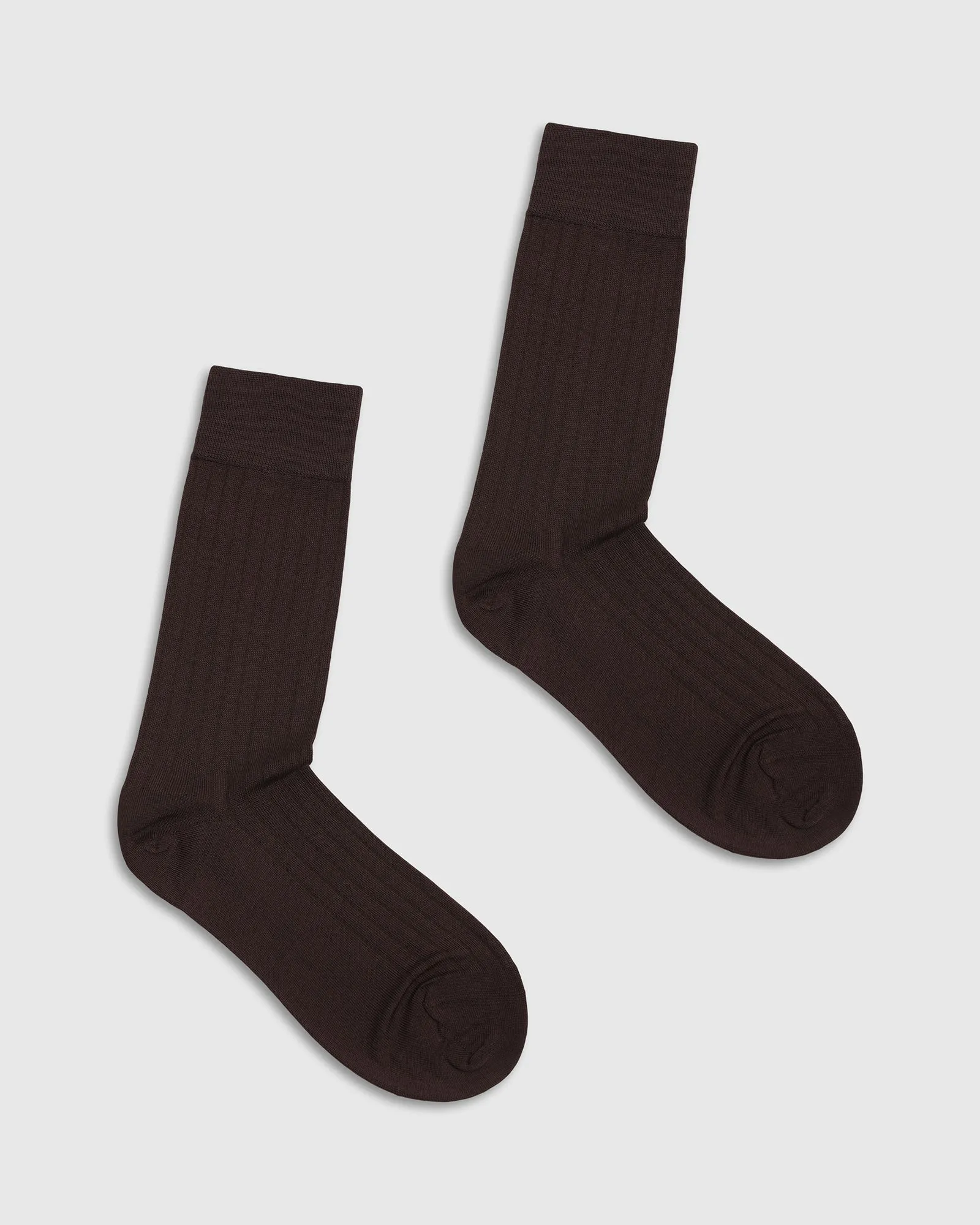 Cotton Brown Stripe Socks - Vanek