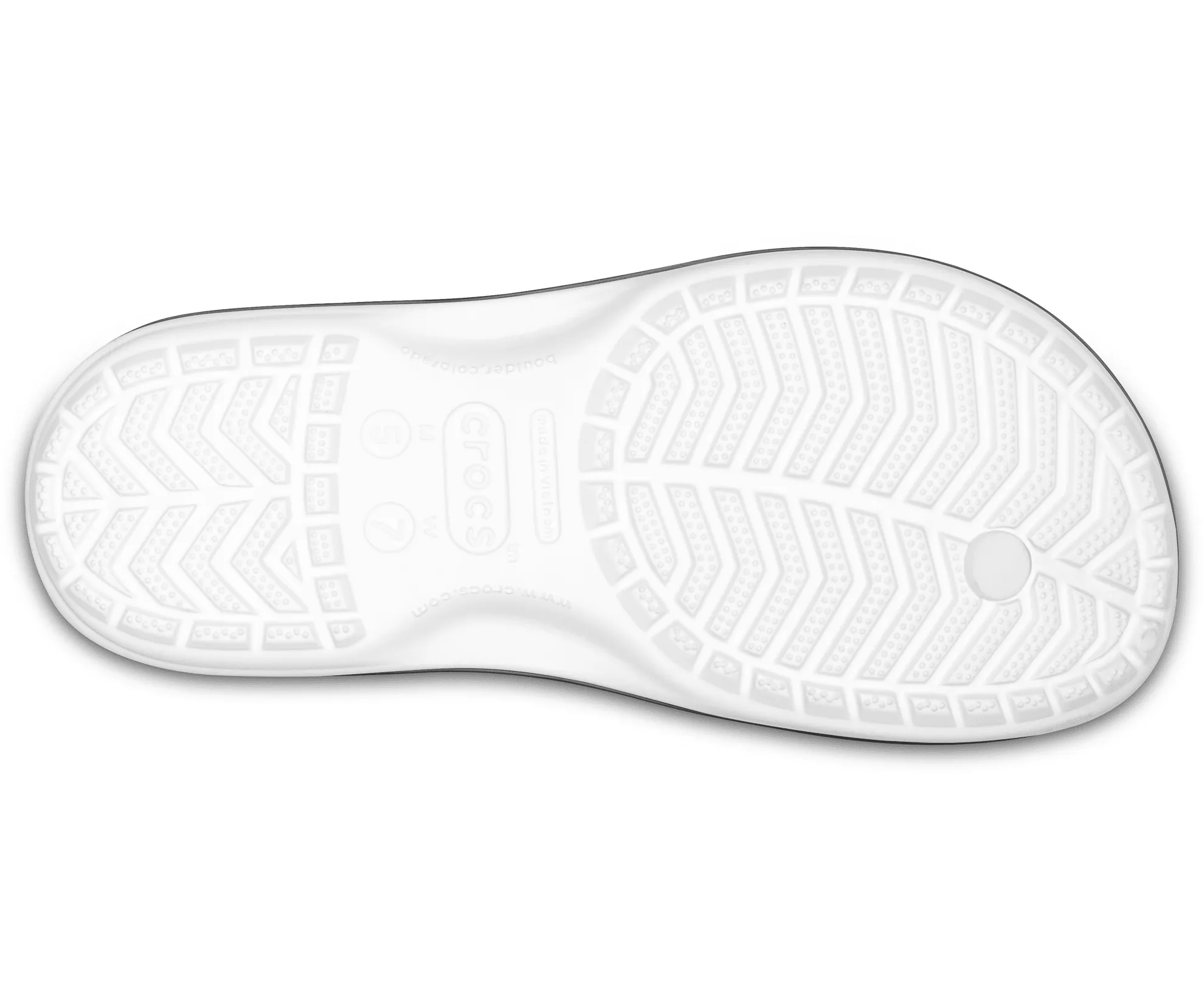 Crocs Unisex Crocband Flip Flop - White