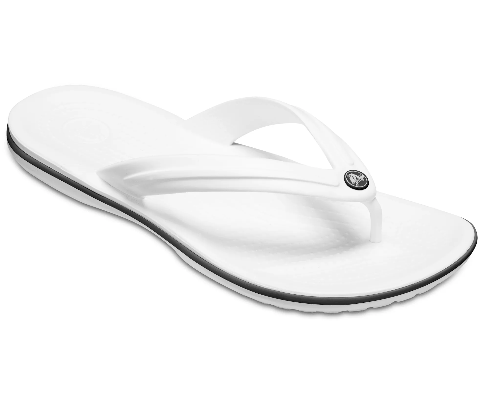 Crocs Unisex Crocband Flip Flop - White