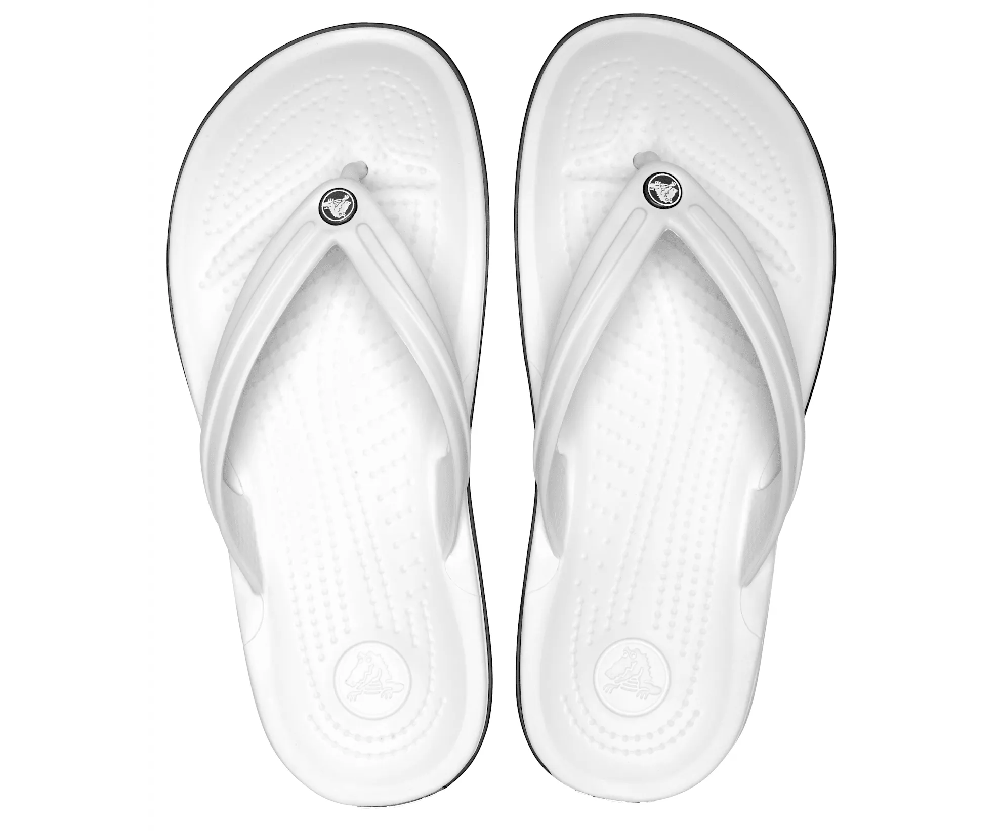 Crocs Unisex Crocband Flip Flop - White