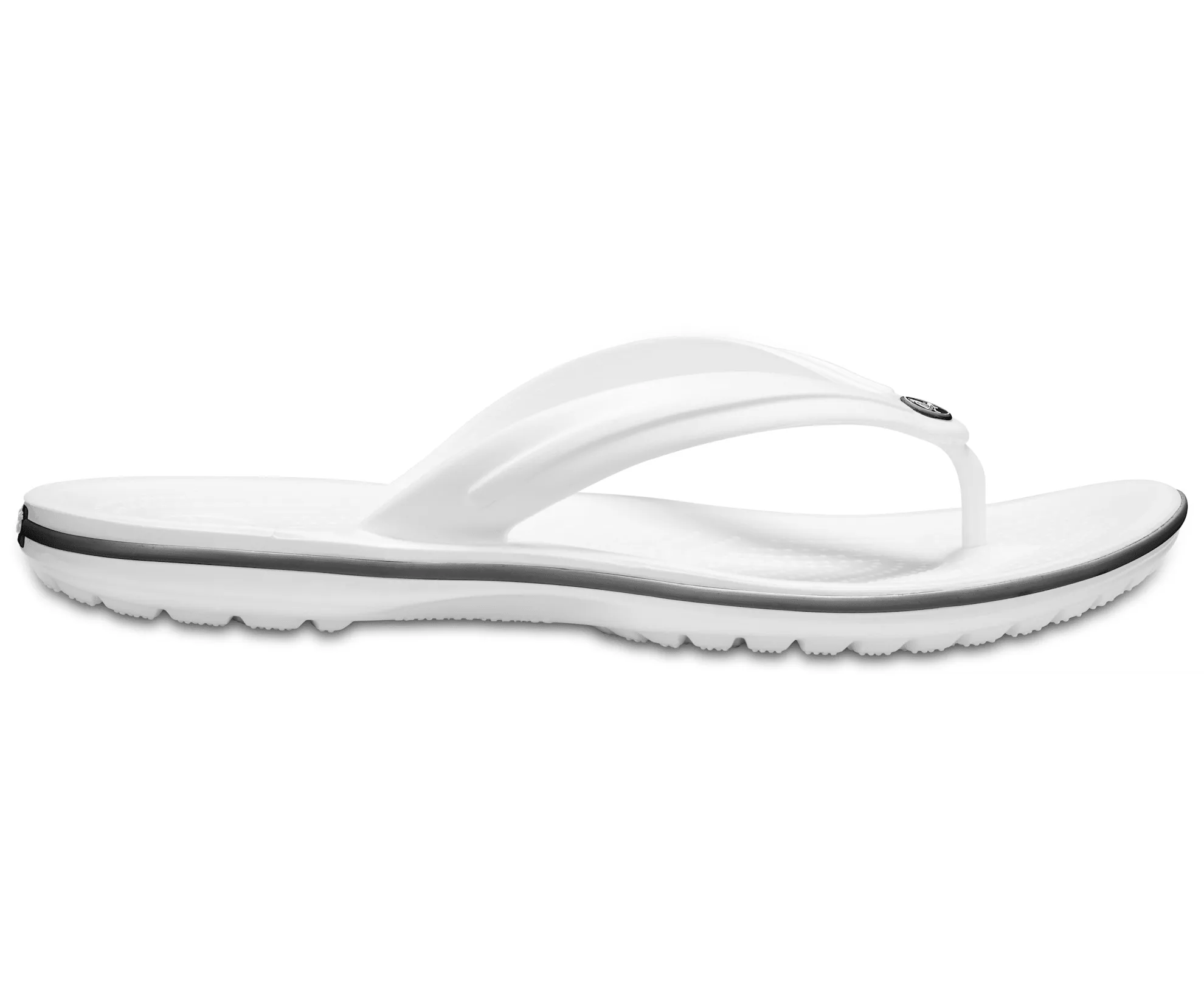 Crocs Unisex Crocband Flip Flop - White