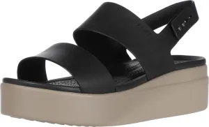 crocs Women's Black/Mushroom Fashion Sandals - 5 UK (37.5 EU) (7 US) (206453-07H)-W7