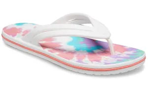 Crocs Womens Crocband Tie-Dye Flip Flop - Fresco / Multi