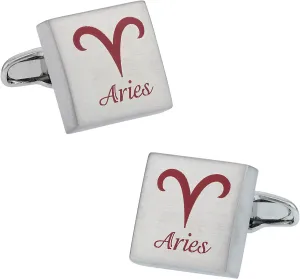 Cuff-Daddy Aries Horoscope Cufflinks with Presentation Box