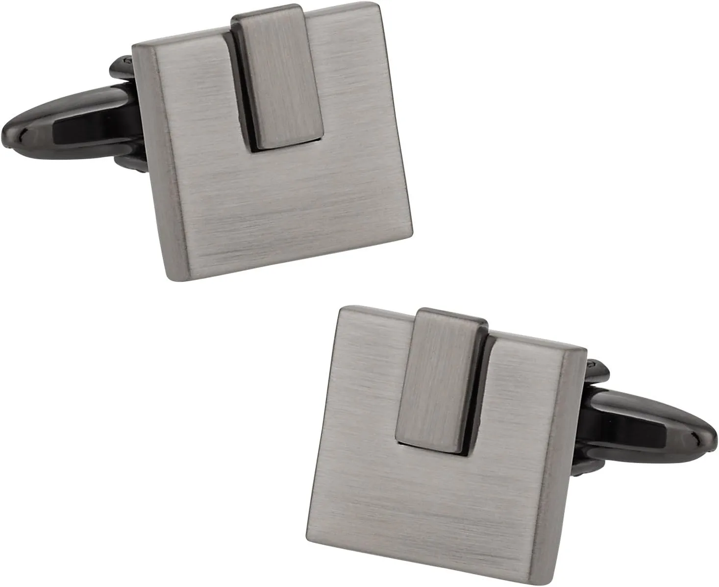 Cuff-Daddy Burnished Silver Cufflinks with Presentation Box