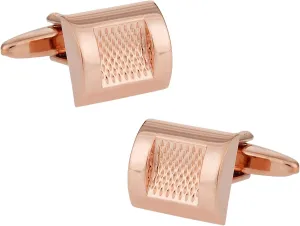 Cuff-Daddy Burnout Rose Gold Cufflinks with Presentation Box