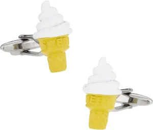 Cuff-Daddy Ice Cream Cone Cufflinks with Presentation Box