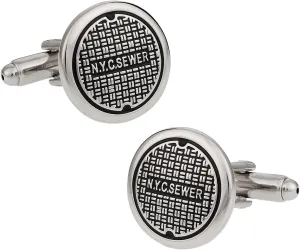 Cuff-Daddy NYC Manhole Cufflinks with Presentation Box