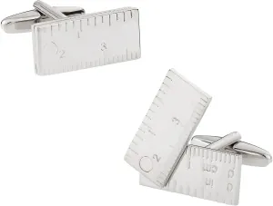 Cuff-Daddy Ruler Cufflinks with Presentation Box