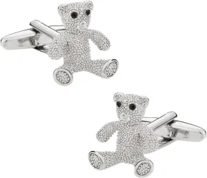 Cuff-Daddy Women's Teddy Bear Cufflinks with Presentation Box
