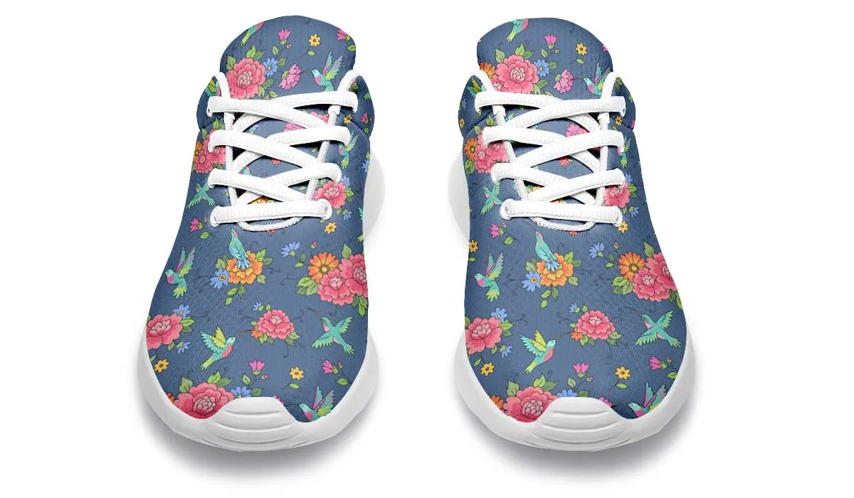 Cute Hummingbirds Pattern Sneakers