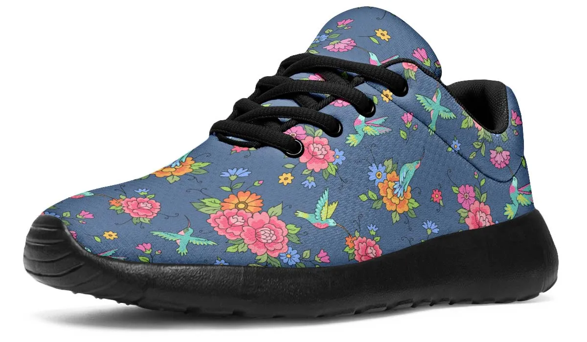 Cute Hummingbirds Pattern Sneakers