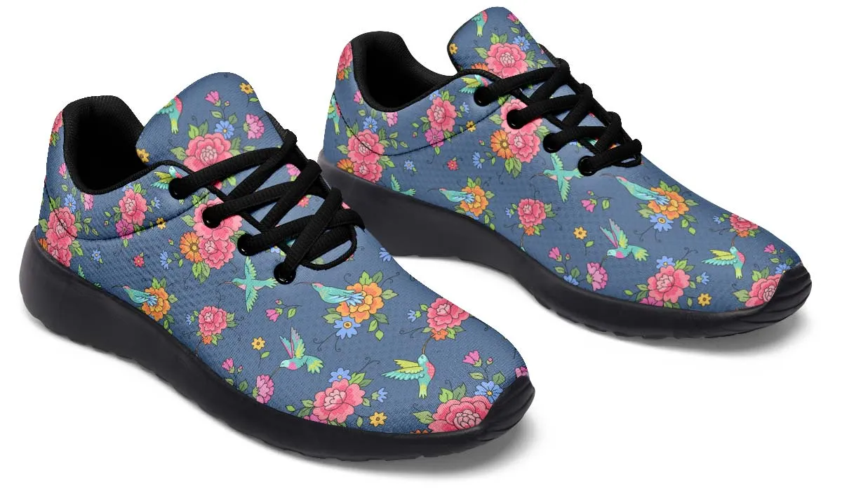 Cute Hummingbirds Pattern Sneakers