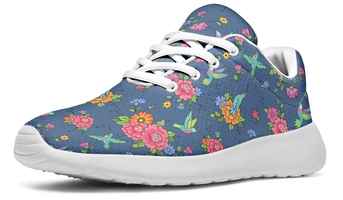 Cute Hummingbirds Pattern Sneakers