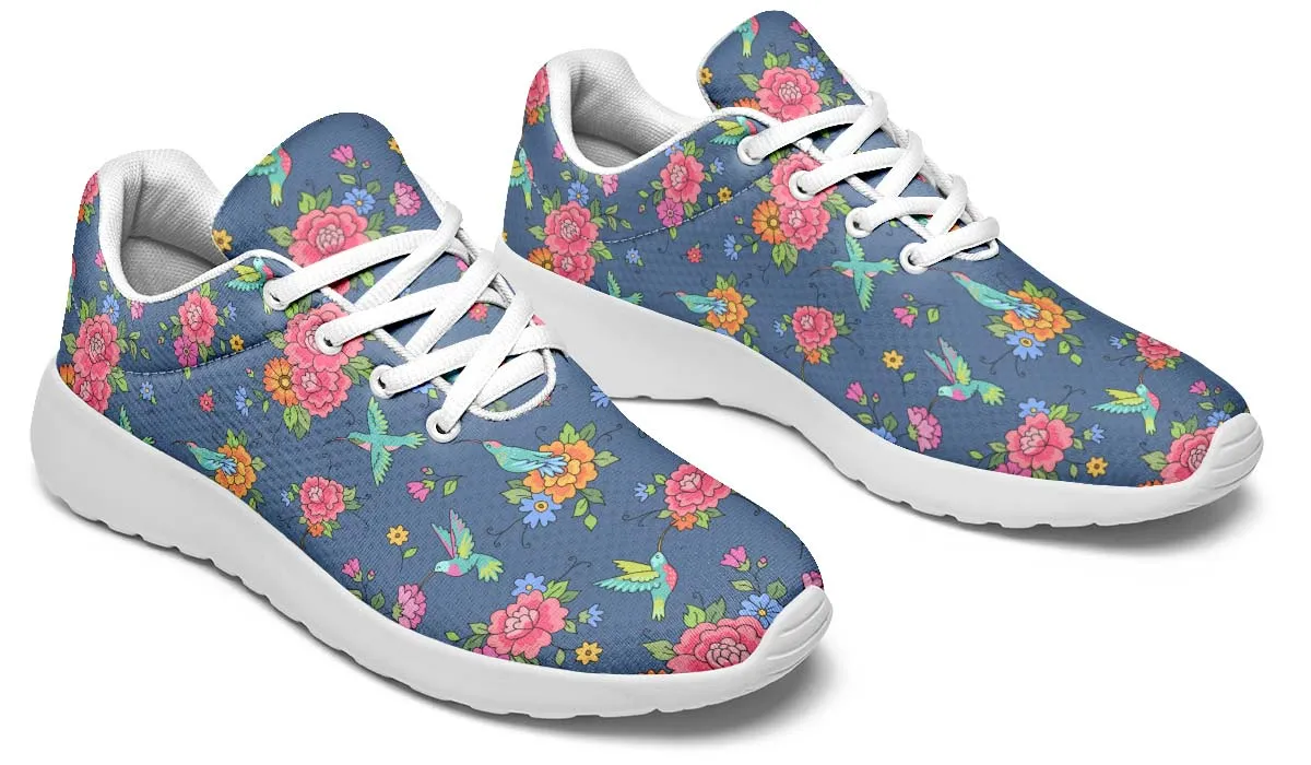 Cute Hummingbirds Pattern Sneakers