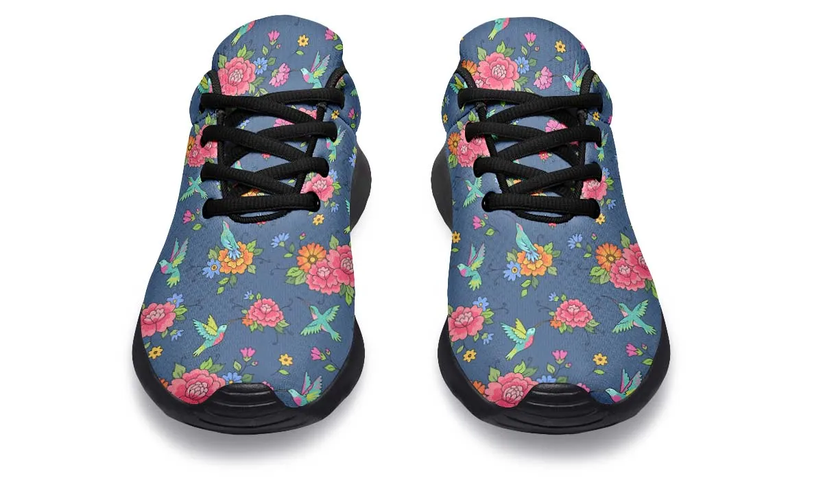 Cute Hummingbirds Pattern Sneakers