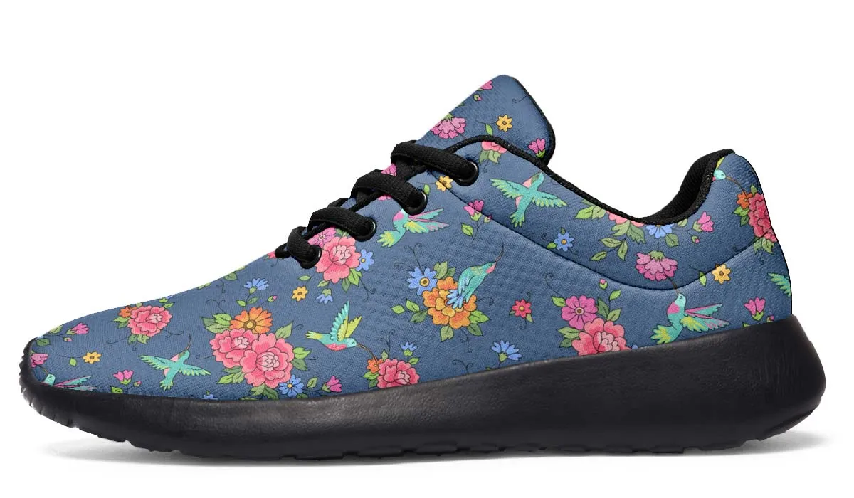 Cute Hummingbirds Pattern Sneakers