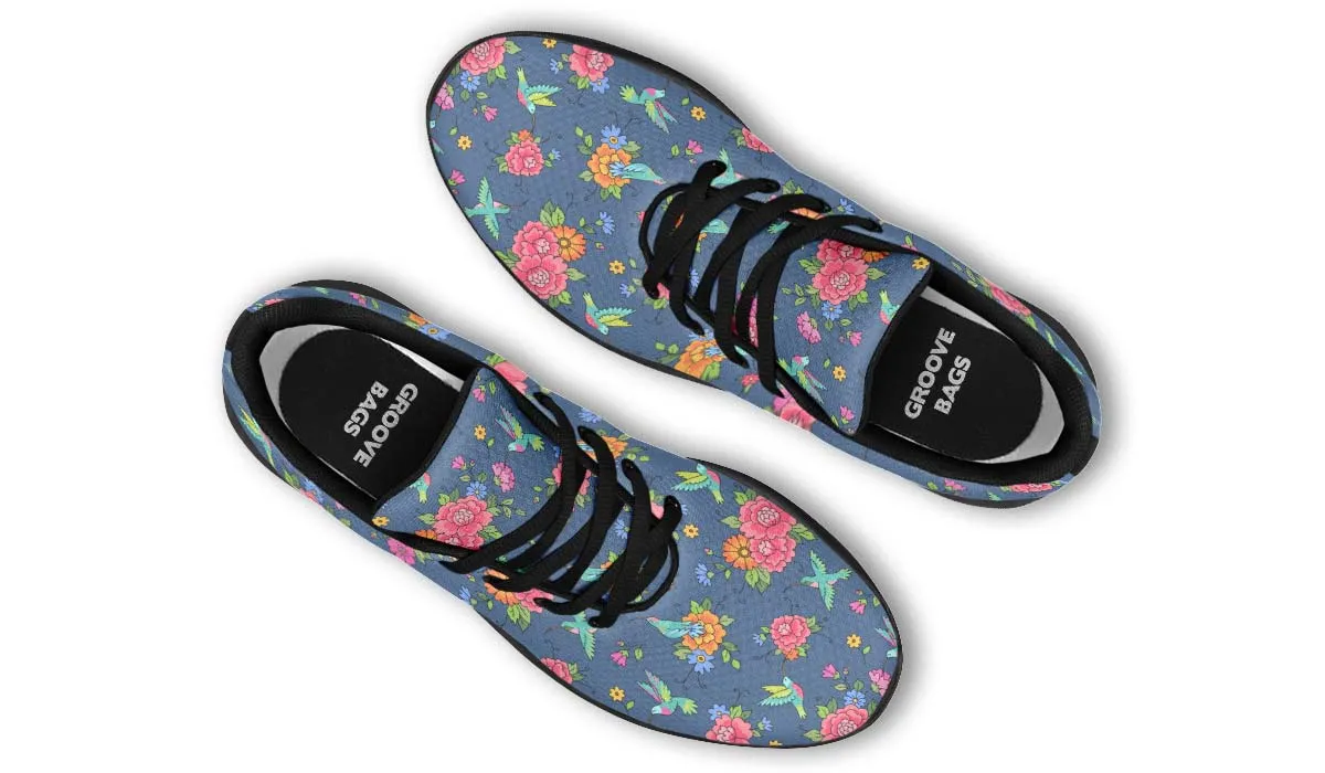 Cute Hummingbirds Pattern Sneakers