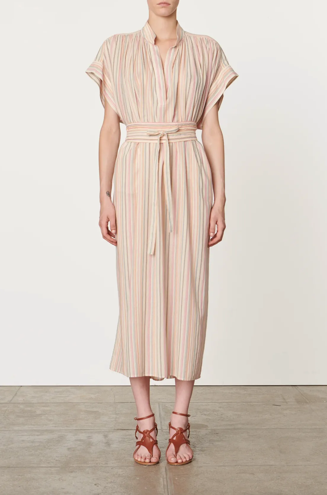 Cyndie Pastel Stripe Dress