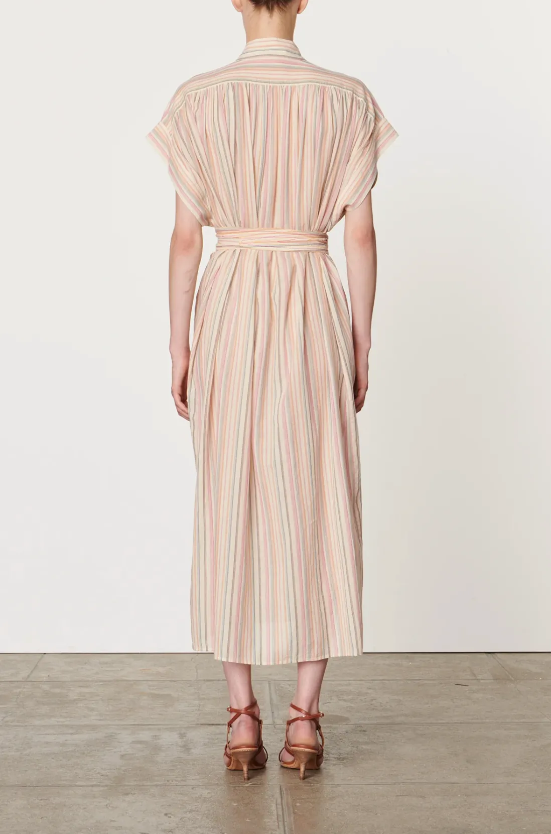 Cyndie Pastel Stripe Dress