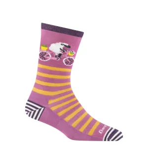 Darn Tough Women's Animal Haus Crew Lightweight Lifestyle Sock in Lilac