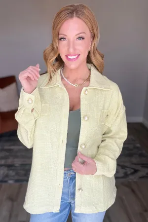 Daydreams Shacket in Yellow