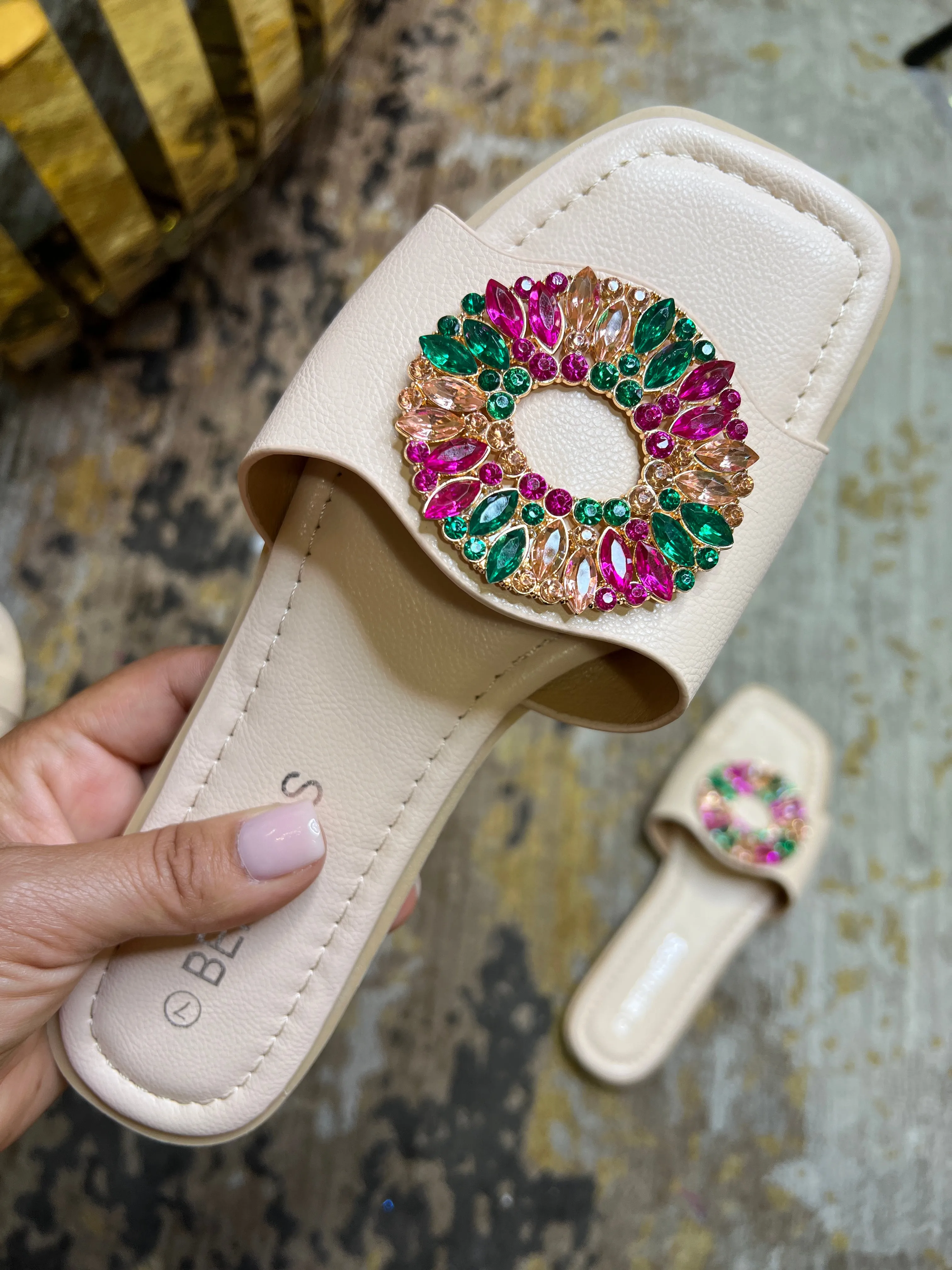 Dee Nude Sandals