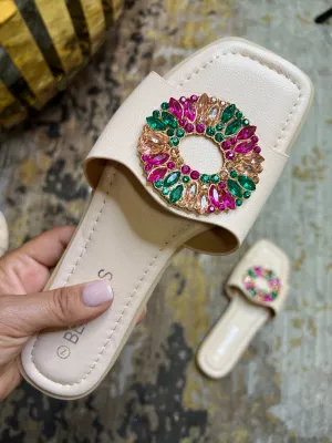 Dee Nude Sandals