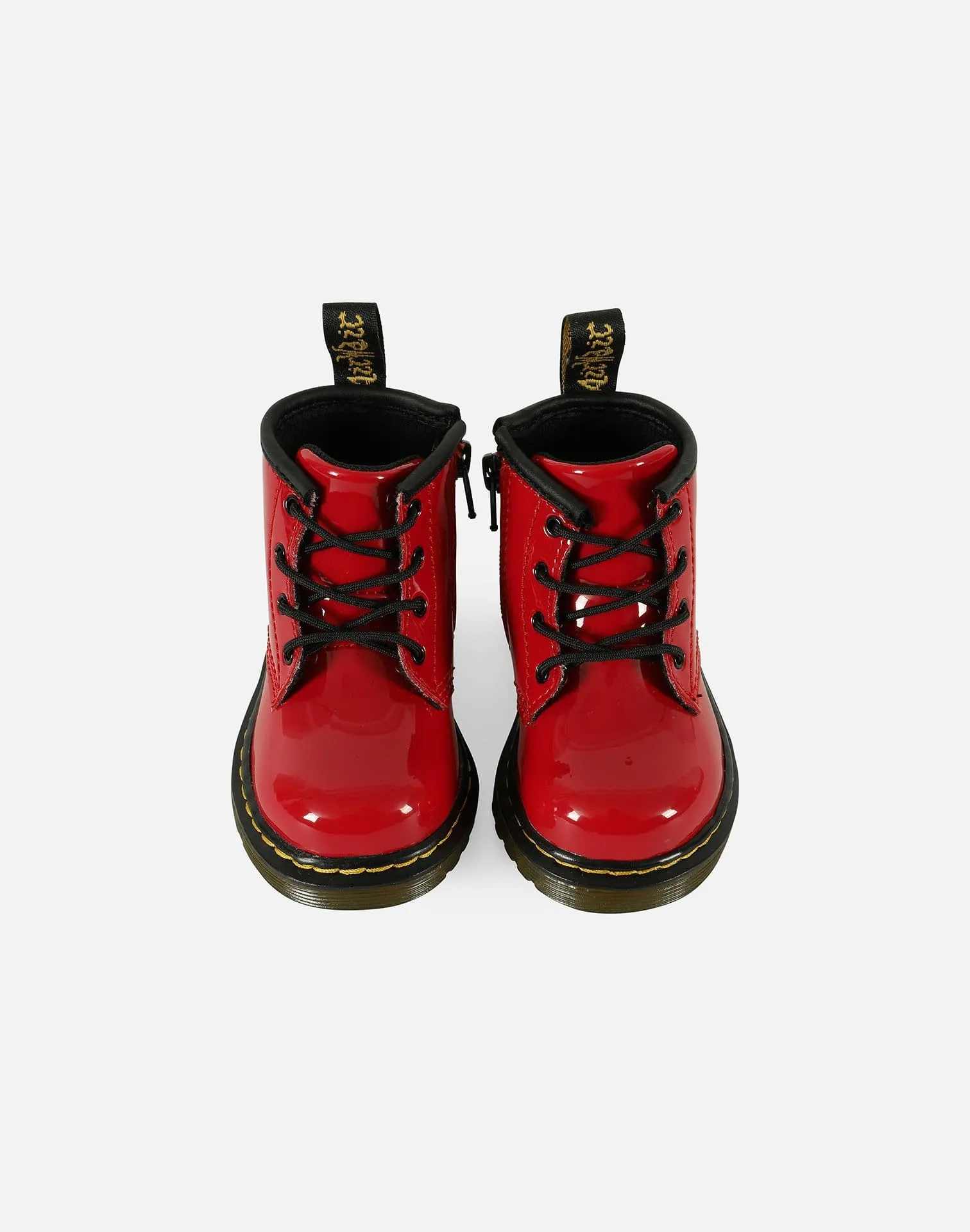 Dr. Martens DTLR EXCLUSIVE DELANEY PATENT LEATHER BOOTS INFANT